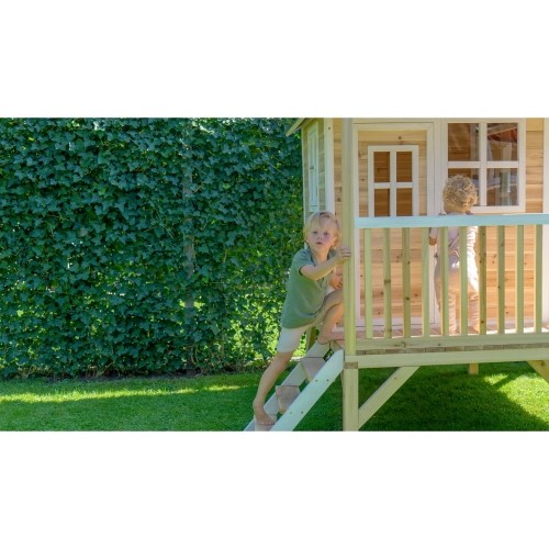 Drewniany domek do zabawy EXIT Loft 300 - naturalny