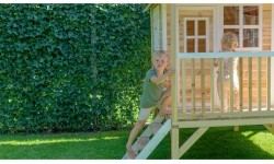 Drewniany domek do zabawy EXIT Loft 300 - naturalny