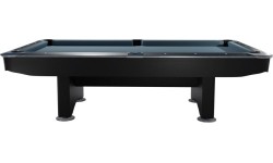 Stół bilardowy, Pool, Competition II, czarny mat, 7 stóp, obrus żółto-zielony