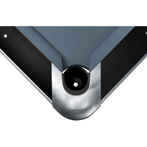 Stół bilardowy, Pool, Competition II, czarny mat, 7 stóp, obrus żółto-zielony