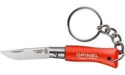 Nóż-brelok Opinel Colorama 02 inox, pomarańczowy