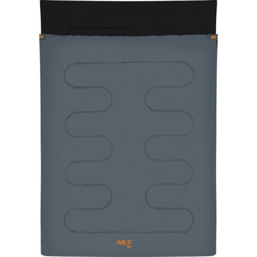 NC2001 ANTRACYTOWO-POMARAŃCZOWY PODWÓJNY ŚPIWÓR NILS CAMP