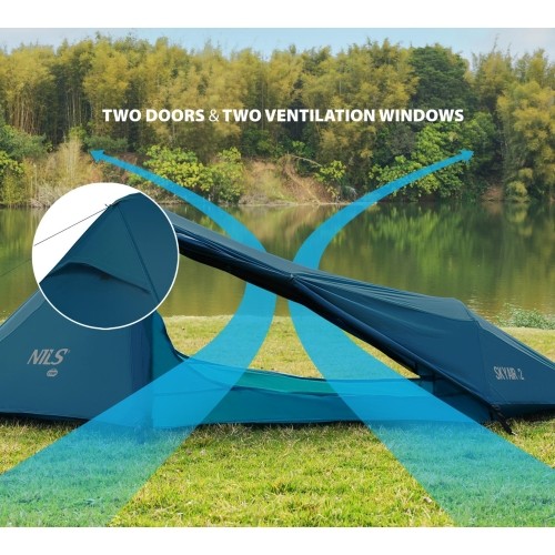 NC2502 SKYAIR 2 ULTRALEKKI NAMIOT NIEBIESKI NILS CAMP