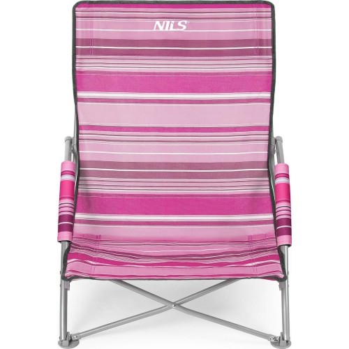 NC3035 RÓŻOWY LEŻAK PLAŻOWY NILS