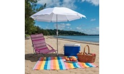 NC3035 RÓŻOWY LEŻAK PLAŻOWY NILS