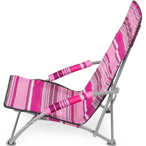 NC3035 RÓŻOWY LEŻAK PLAŻOWY NILS