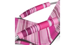 NC3035 RÓŻOWY LEŻAK PLAŻOWY NILS