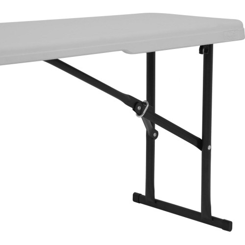 NC3404 SKŁADANA ŁAWKA OGRODOWA 183 CM BIAŁA NILS CAMP