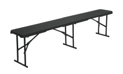 NC3404 SKŁADANA ŁAWKA OGRODOWA 183 CM ANTRACYT NILS CAMP