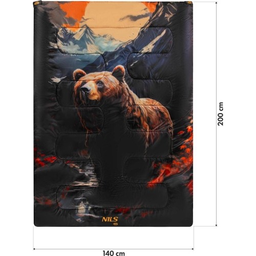 NC3601 DWUMIEJSCOWY ŚPIWÓR 3 W 1 BEAR NILS CAMP