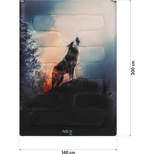 NC3601 ŚPIWÓR 3 W 1 WOLF NILS CAMP