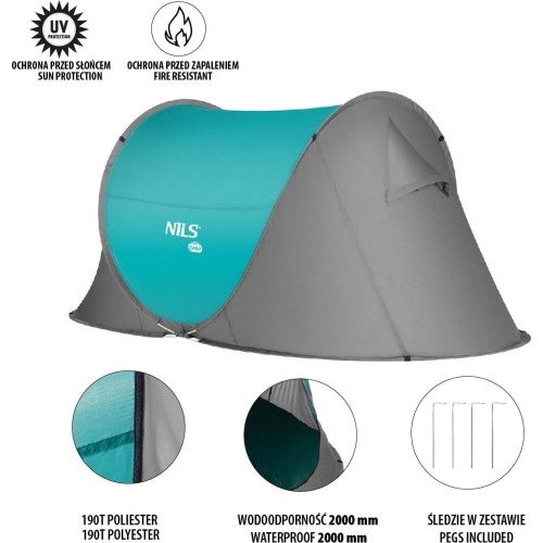 NC3743 NAMIOT KEMPINGOWY POP UP NILS CAMP