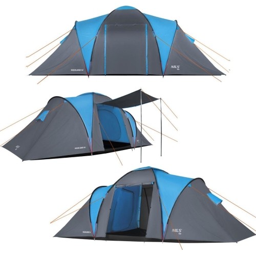 NC6431 NAMIOT KEMPINGOWY NIEBIESKO-SZARY HIGHLAND IV NILS CAMP