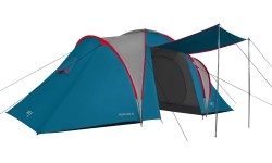 Namiot kempingowy NC6431 niebiesko-jasnoszary Highland IV Nils Camp
