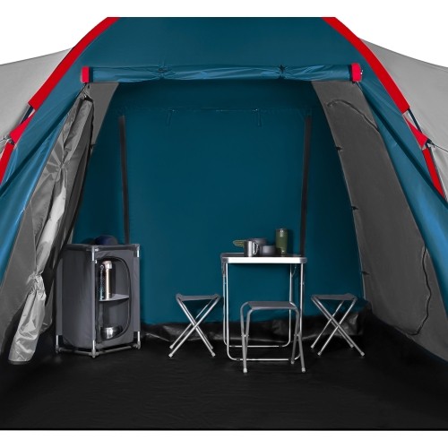 NC6431 NAMIOT KEMPINGOWY NIEBIESKO-JASNOSZARY HIGHLAND IV NILS CAMP