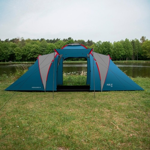 NC6431 NAMIOT KEMPINGOWY NIEBIESKO-JASNOSZARY HIGHLAND IV NILS CAMP