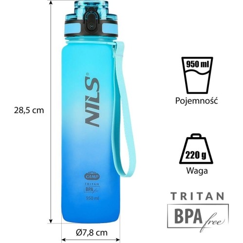 NCD04 BLUE TRITAN BOTTLE NILS CAMP
