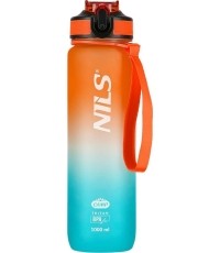 NCD68 POMARAŃCZOWO-NIEBIESKA BUTELKA TRITAN NILS CAMP