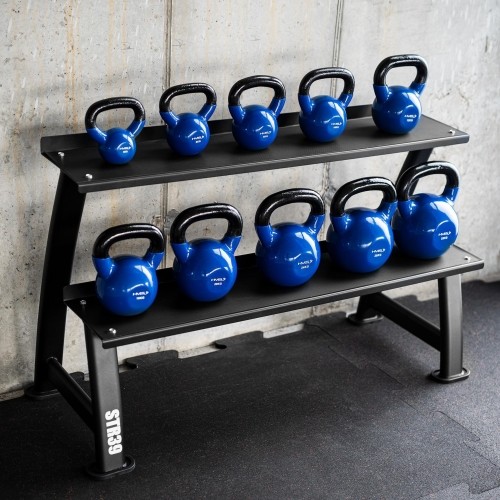 STR39 DWUPOZIOMOWY STOJAK NA KETTLEBELL KOMERCYJNY HMS