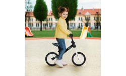 RB134 ROWEREK BIEGOWY CZARNY 10'' KOŁA NILS FUN