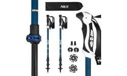 Aluminiowe kijki trekkingowe TK8601 BLUE NILS