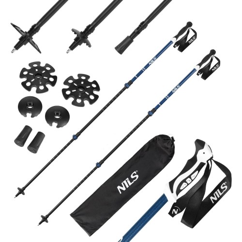 Aluminiowe kijki trekkingowe TK8601 BLUE NILS