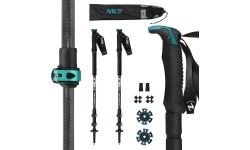 TK8607 KIJE TREKKINGOWE NILS Z WŁÓKNA WĘGLOWEGO