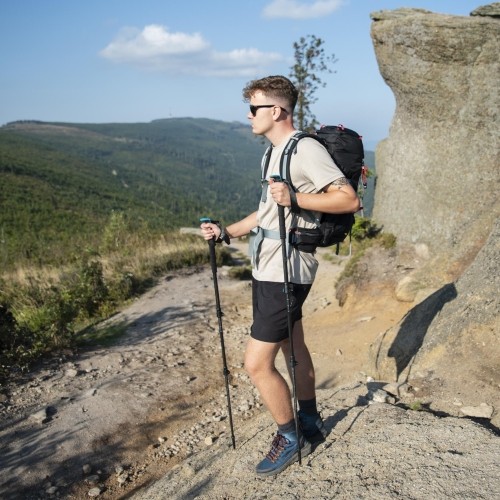 TK8607 KIJE TREKKINGOWE NILS Z WŁÓKNA WĘGLOWEGO