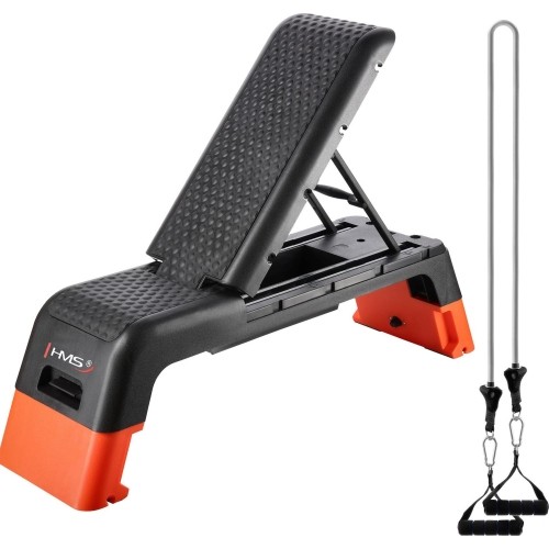 AS009 PRO REGULOWANY STOPIEŃ AEROBOWY Z FUNKCJĄ ŁAWKI KOMERCYJNY HMS