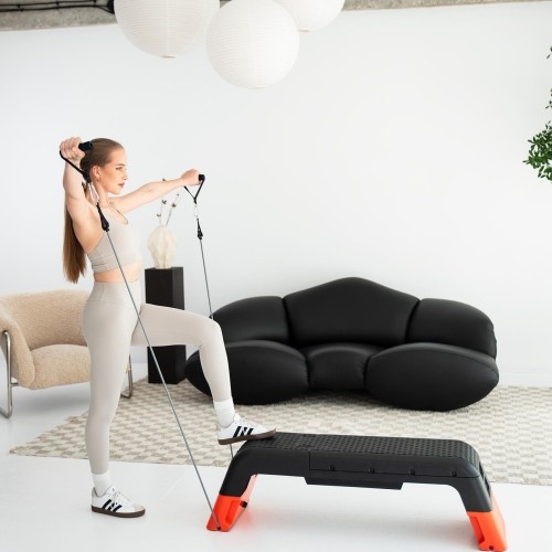 AS009 PRO REGULOWANY STOPIEŃ AEROBOWY Z FUNKCJĄ ŁAWKI KOMERCYJNY HMS