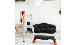 AS009 PRO REGULOWANY STOPIEŃ AEROBOWY Z FUNKCJĄ ŁAWKI KOMERCYJNY HMS