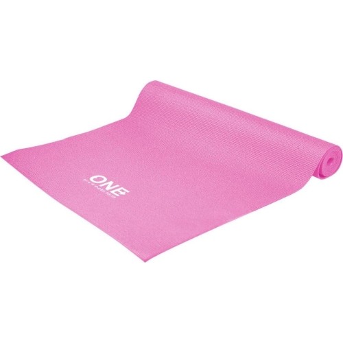 Mata do jogi YM01 różowa ONE FITNESS