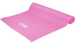Mata do jogi YM01 różowa ONE FITNESS