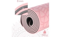 Mata do jogi YM10 TPE jasnoróżowa HMS