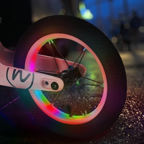 RB901 LED BALANSER KOŁA 12'' NADMUCHIWANE KOŁA RÓŻOWE NILS FUN