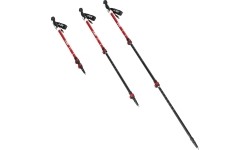 TK8601 CZERWONE ALUMINIOWE KIJE TREKKINGOWE NILS