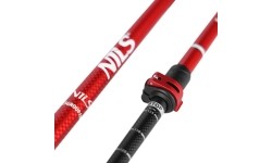 TK8601 CZERWONE ALUMINIOWE KIJE TREKKINGOWE NILS