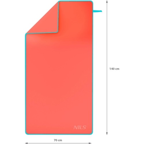 NCR11 ŚCIERECZKA Z MIKROFIBRY CORAL 140x70 CM NILS