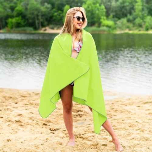 NCR12 ZIELONY ŚCIERECZKA Z MIKROFIBRY 180x100 cm NILS