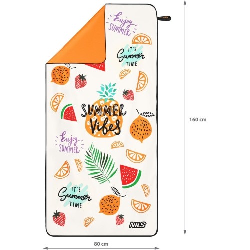 NCR14 ŚCIERECZKA Z MIKROFIBRY LATO 160x80 cm NILS