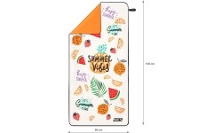 NCR14 ŚCIERECZKA Z MIKROFIBRY LATO 160x80 cm NILS