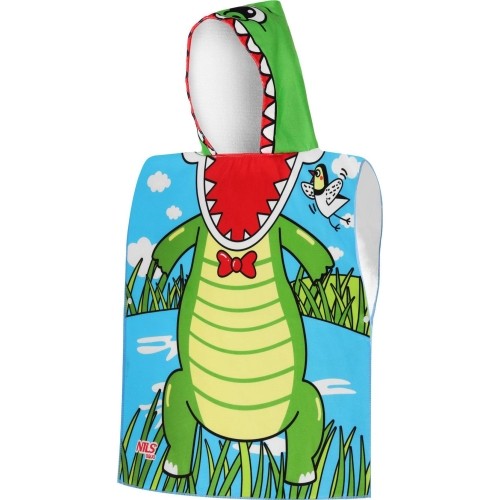 NAR20 RĘCZNIK PONCHO KROKODYL NILS AQUA