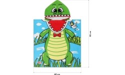 NAR20 RĘCZNIK PONCHO KROKODYL NILS AQUA