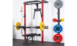 KLT22 WIELOFUNKCYJNY SKŁADANY POWER RACK CZERWONY HMS