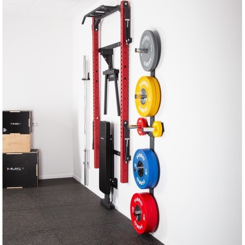 KLT22 WIELOFUNKCYJNY SKŁADANY POWER RACK CZERWONY HMS