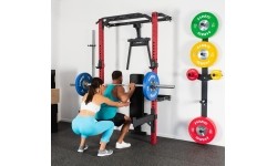 KLT22 WIELOFUNKCYJNY SKŁADANY POWER RACK CZERWONY HMS