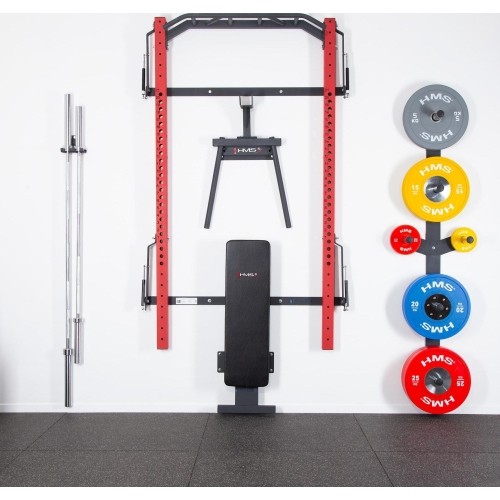 KLT22 WIELOFUNKCYJNY SKŁADANY POWER RACK CZERWONY HMS