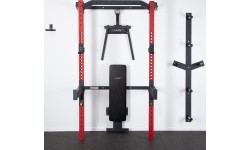 KLT22 WIELOFUNKCYJNY SKŁADANY POWER RACK CZERWONY HMS