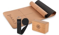 ZESTAW DO JOGI HMS MATA KORKOWA TPE YM11 + KLOCEK KJ02 + PASEK SJ02