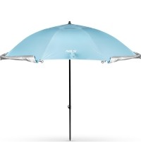 Parasol plażowy / osłona przeciwwiatrowa 2w1 XXL 240 cm niebieski NC17114 NILS